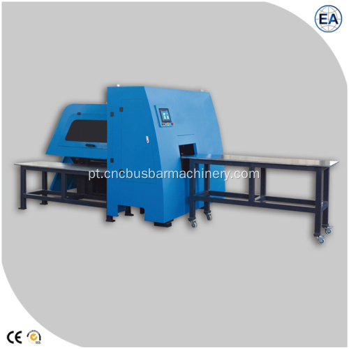 Máquina de soco e cisalhamento de barramento com controlador CNC